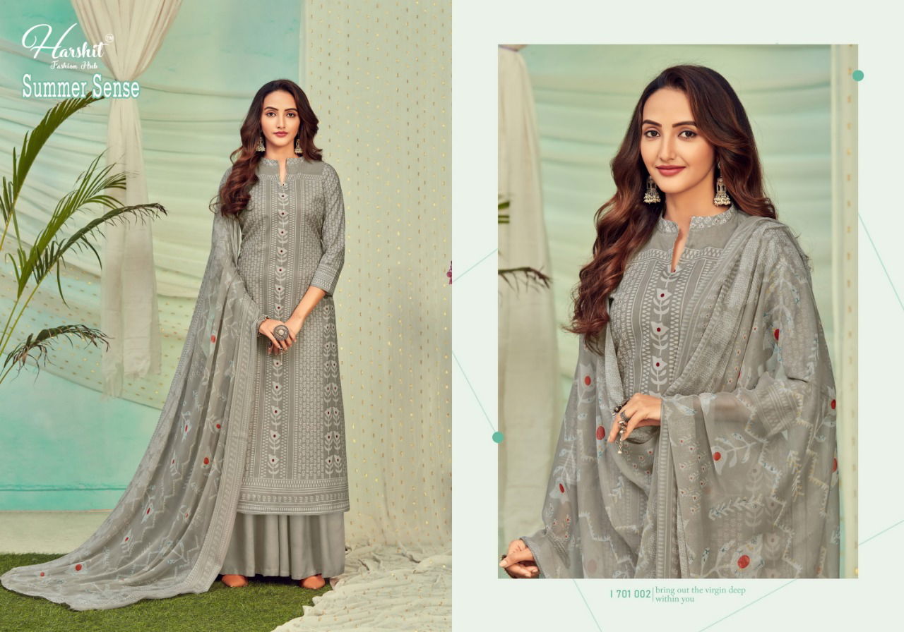Harshit Summer Sense Latest Cotton Chiffon Print Kurtis Collection